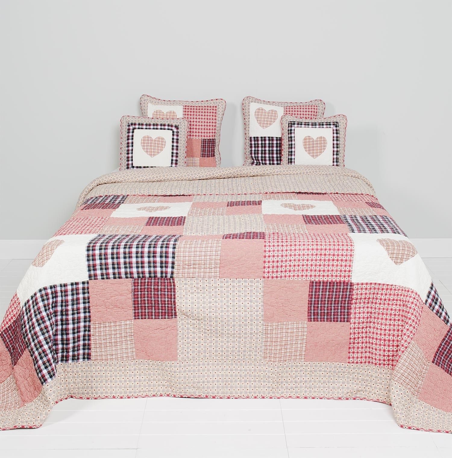 Přehoz na dvoulůžkové postele Quilt 121- 230*260 cm Clayre & Eef - LaHome - vintage dekorace