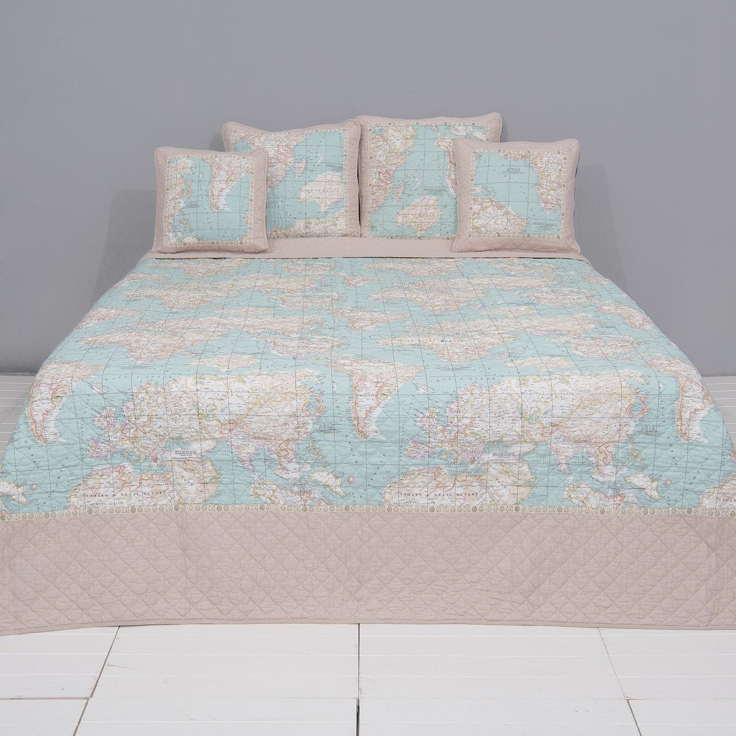 Přehoz na dvoulůžkové postele Quilt 178 - 230*260 cm Clayre & Eef - LaHome - vintage dekorace