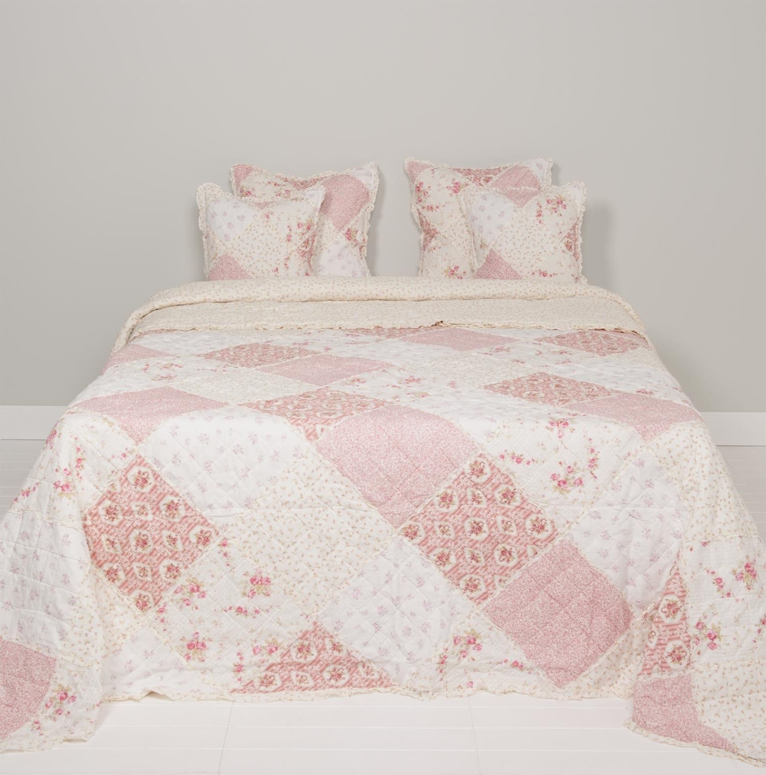 Přehoz na jednolůžkové postele Quilt 023 -140*220 cm Clayre & Eef - LaHome - vintage dekorace