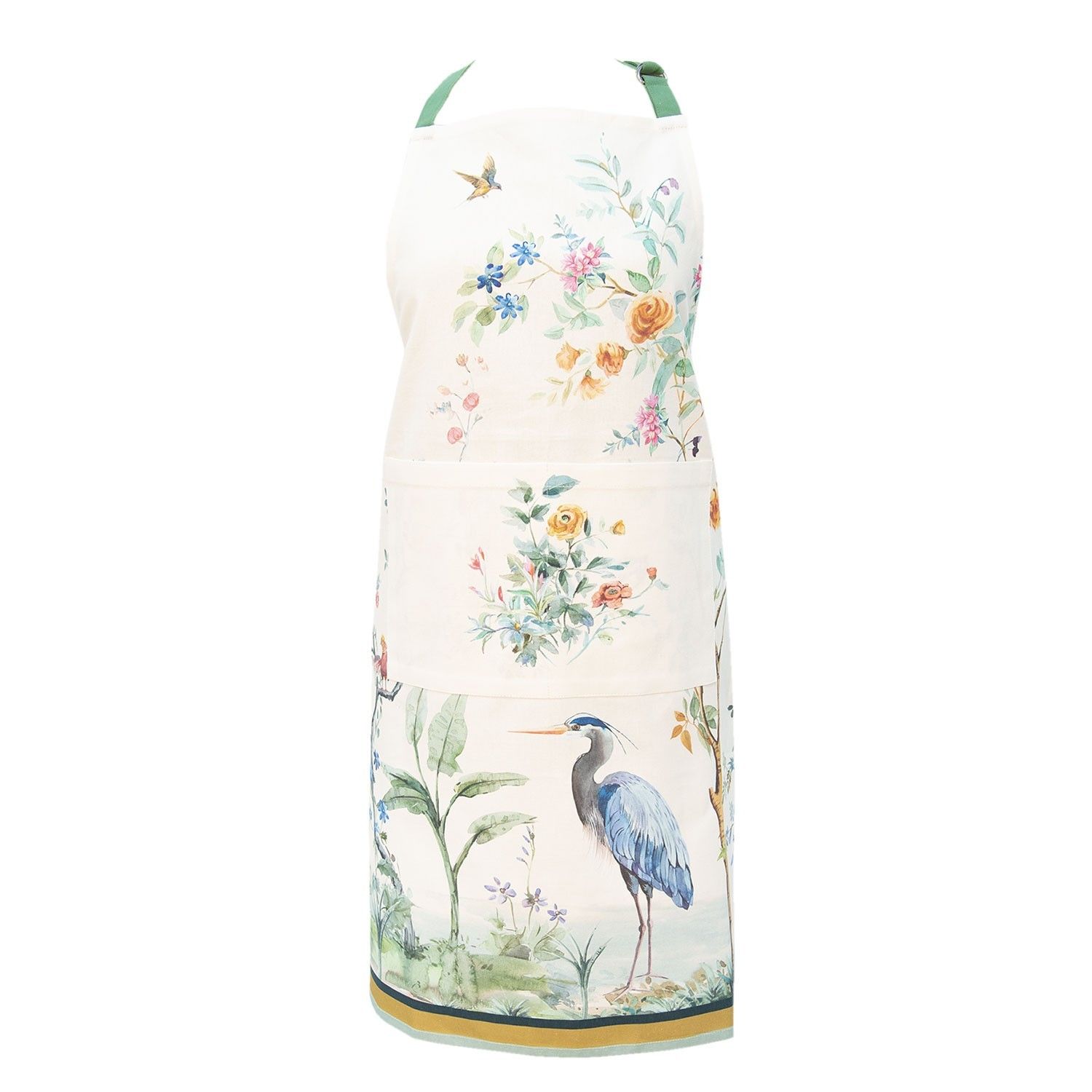 Zástěra Birds in Paradise -  70*85 cm Clayre & Eef - LaHome - vintage dekorace