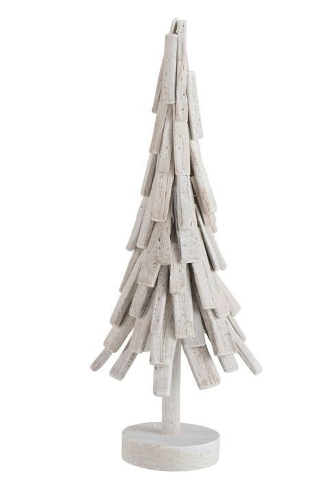 Přírodní dřevěný stromek s patinou -  22*22*61cm J-Line by Jolipa - LaHome - vintage dekorace