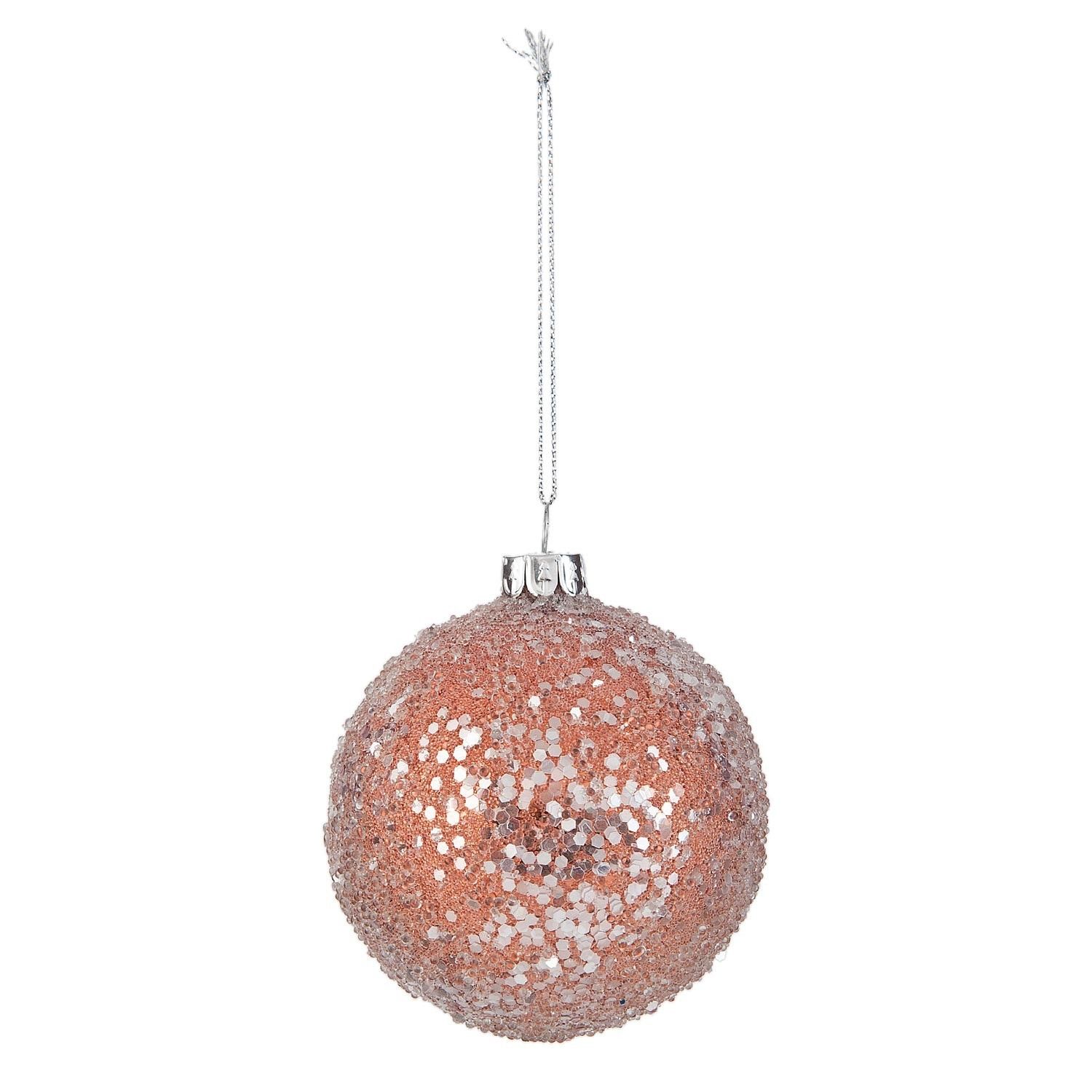 Bronzová vánoční koule - Ø 7 cm Clayre & Eef - LaHome - vintage dekorace