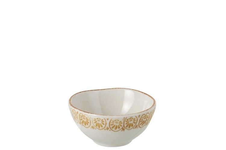 Keramická miska oriental - Ø 10*5cm J-Line - LaHome - vintage dekorace