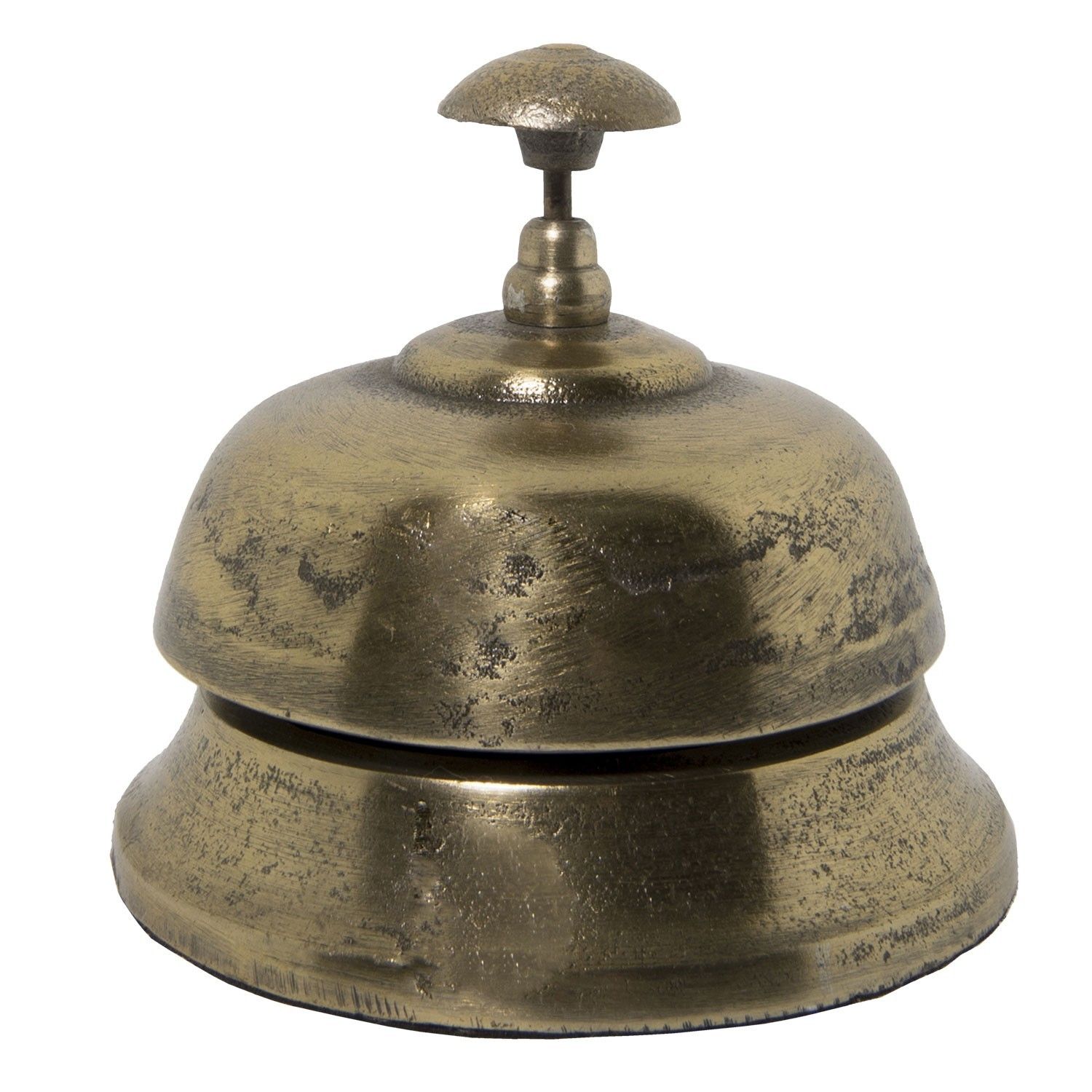 Hotelový zvonek zlatý - Ø 9*8 cm J-Line - LaHome - vintage dekorace