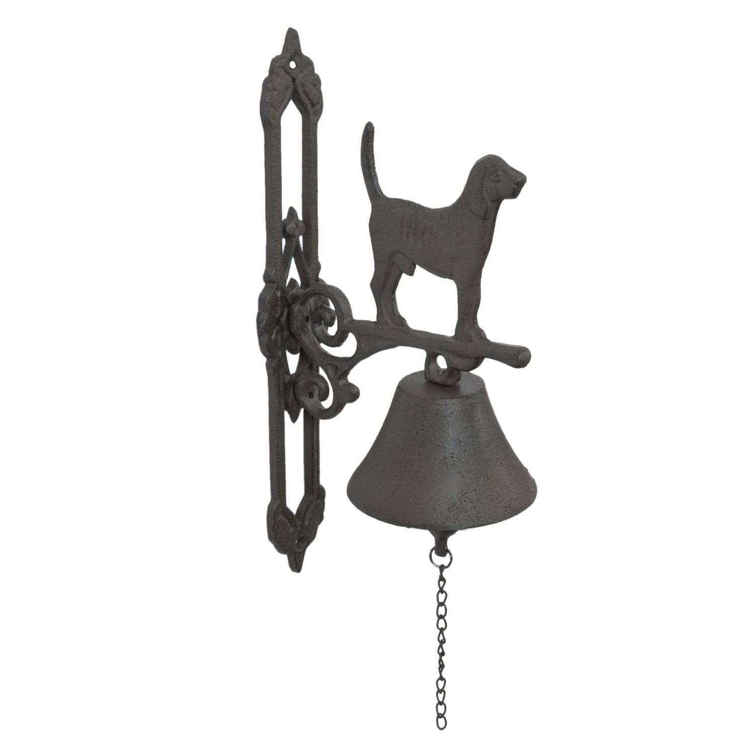 Litinový zvonek s pejskem - 34*17*10 cm Clayre & Eef - LaHome - vintage dekorace