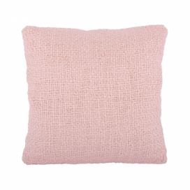 Růžový polštář s výplní Ibiza blush pink - 45*45cm Collectione LaHome - vintage dekorace