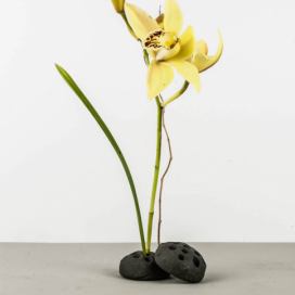 Made in Japan Keramický podstavec na květiny s otvory Kenzan Lotus