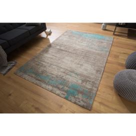 LuxD Designový koberec Rowan 240x160 šedobéžový modrý