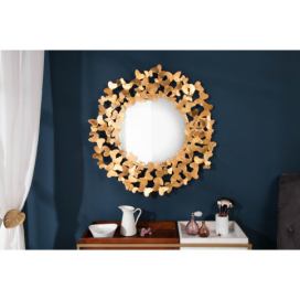 LuxD Designové nástěnné zrcadlo Fairy 78 cm zlaté