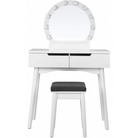 Toaletní stolek Louise “Light” Orleans - Bílá
