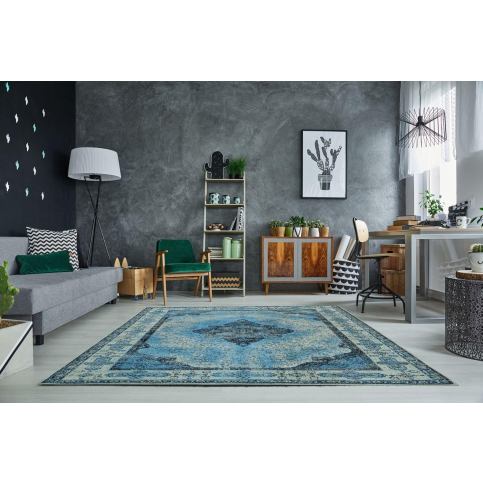 LuxD Designový koberec Lessie II 240x160 cm / modrá Estilofina-nabytek.cz