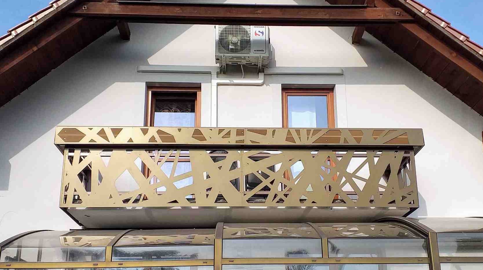 balkonové zábradlí - AST ploty s.r.o. - Moderní hliníkové ploty