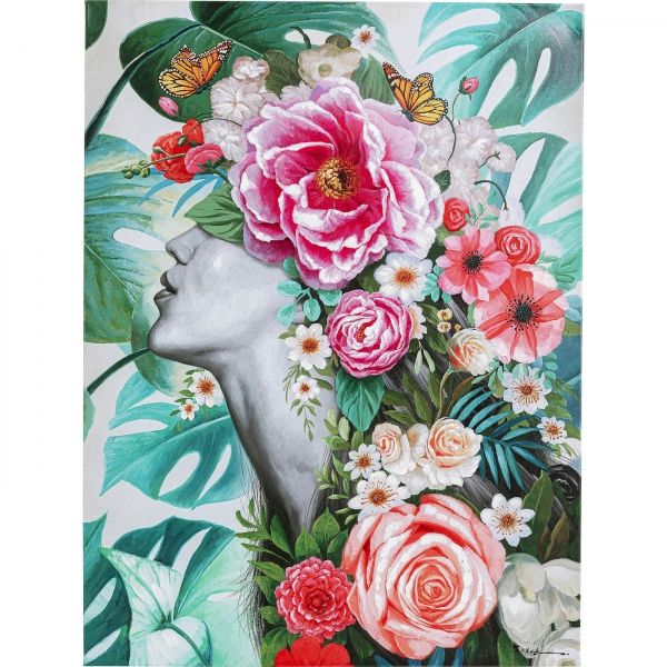 Ručně malovaný obraz Květinová kráska 120x90cm - KARE