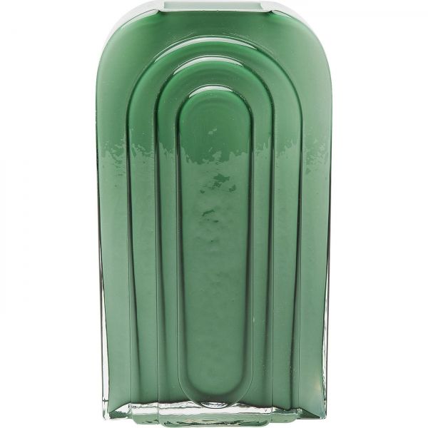 Zelená skleněná Váza Las Vegas 25cm - KARE