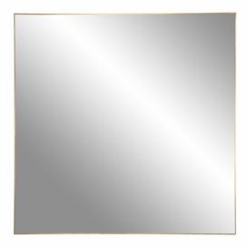 Nordic Living Zlaté kovové nástěnné zrcadlo Vincent 60 x 60 cm