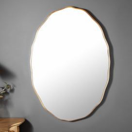 LuxD Designové nástěnné zrcadlo Cason 100 cm zlaté