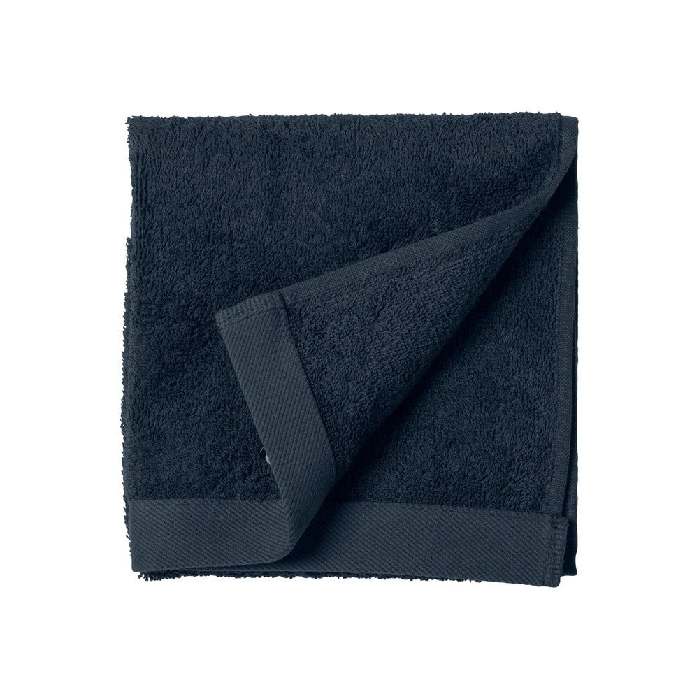 Modrý ručník z froté bavlny Södahl Indigo, 60 x 40 cm - Bonami.cz