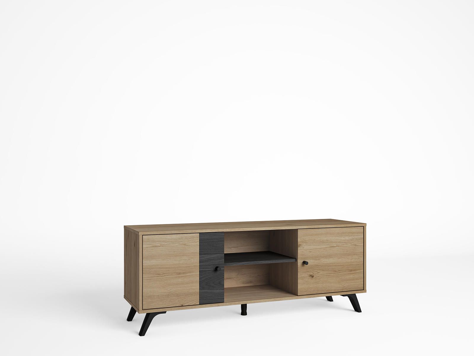 Aldo Designový televizní stolek Natural - Nábytek ALDO