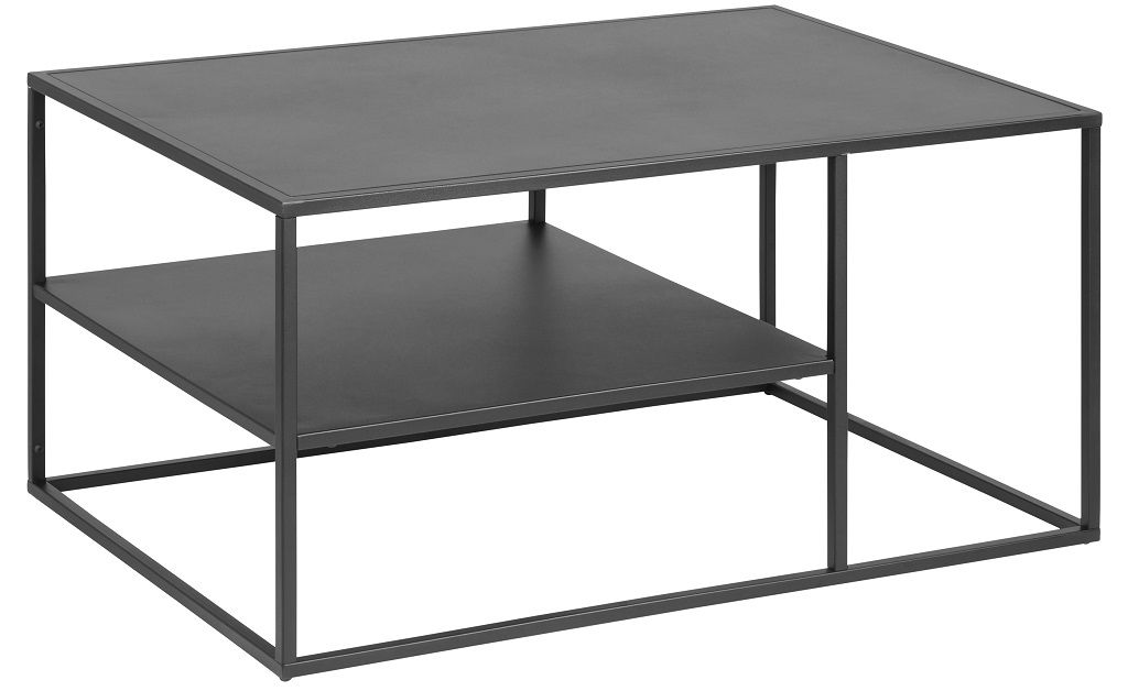SCANDI Černý kovový konferenční stolek Renna II. 90x60 cm - Designovynabytek.cz