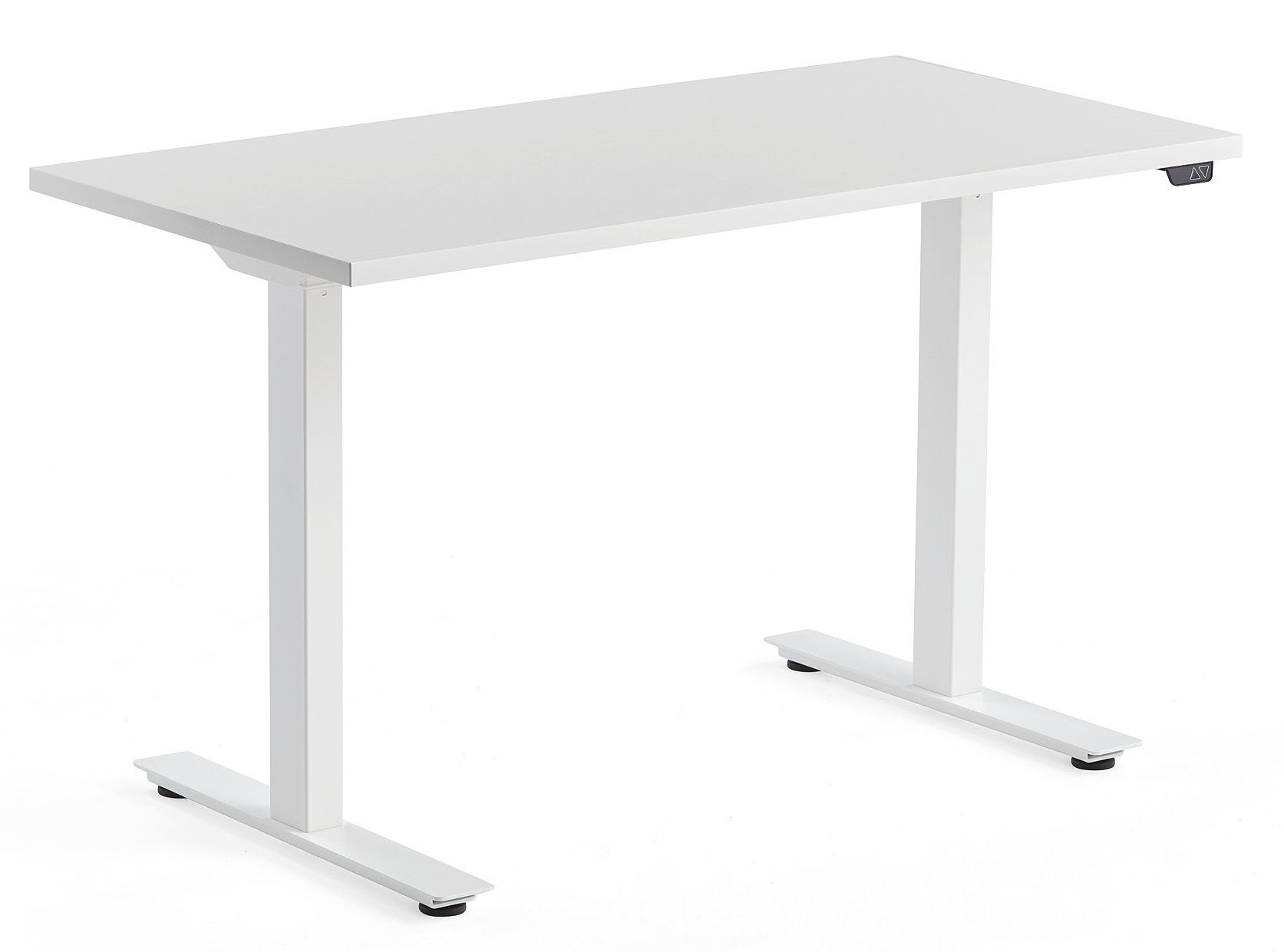 ARBYD Bílý výškově nastavitelný pracovní stůl Barry 120 x 60 cm - Designovynabytek.cz