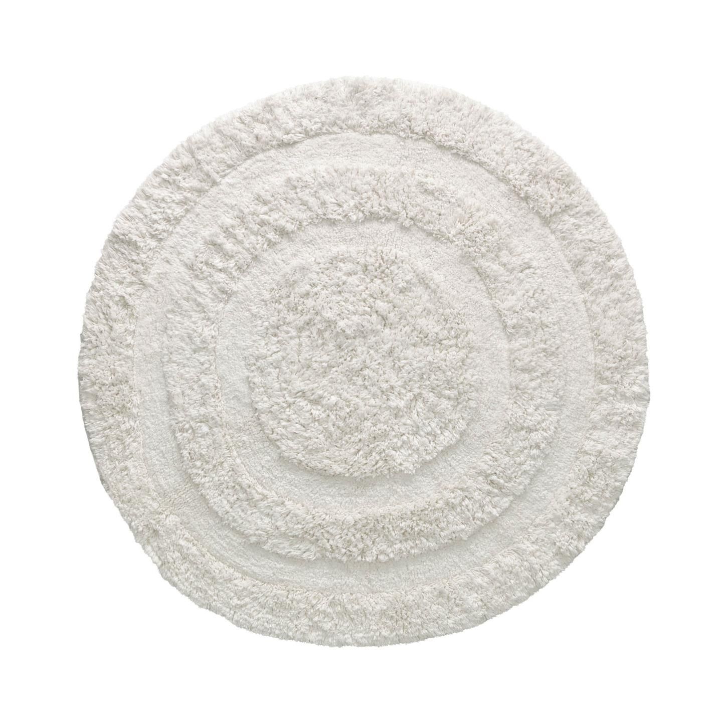 Bílý bavlněný koberec Kave Home Eligia 120 cm - Bonami.cz