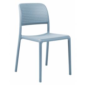 Nardi Světle modrá plastová zahradní židle Bora