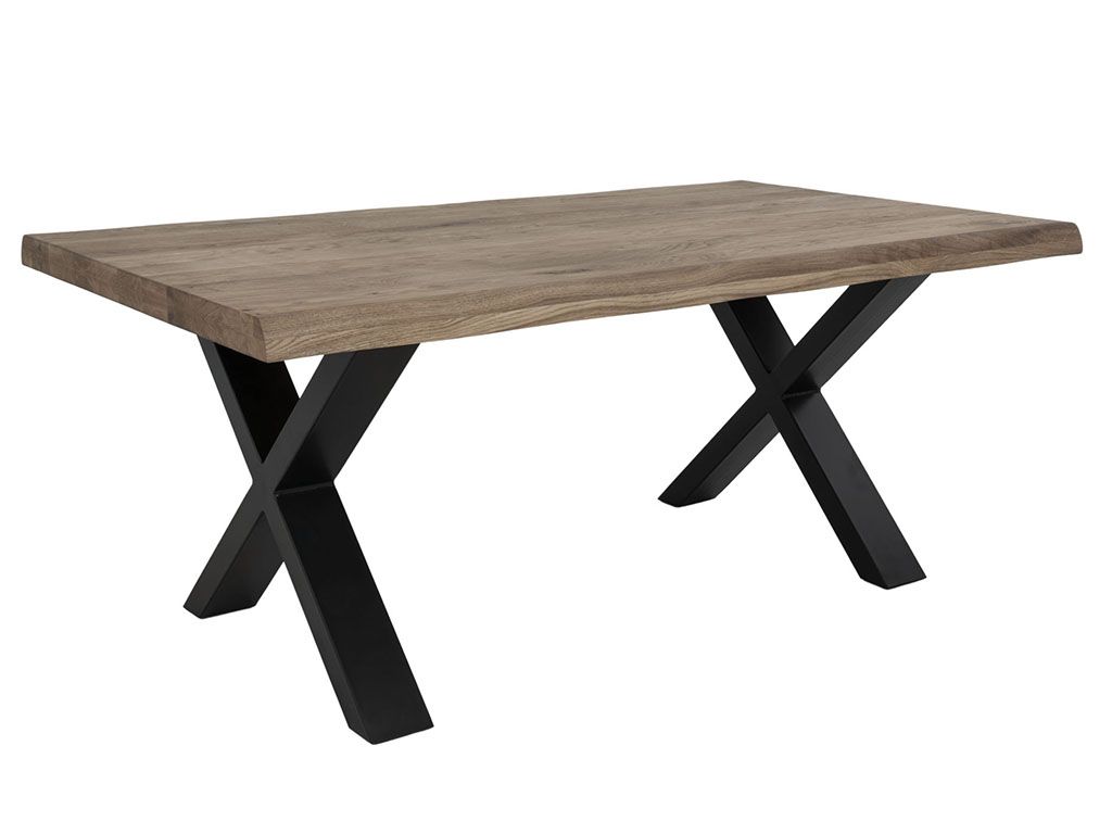 Nordic Living Tmavě hnědý dubový konferenční stolek Tolon 120x70 cm - Designovynabytek.cz