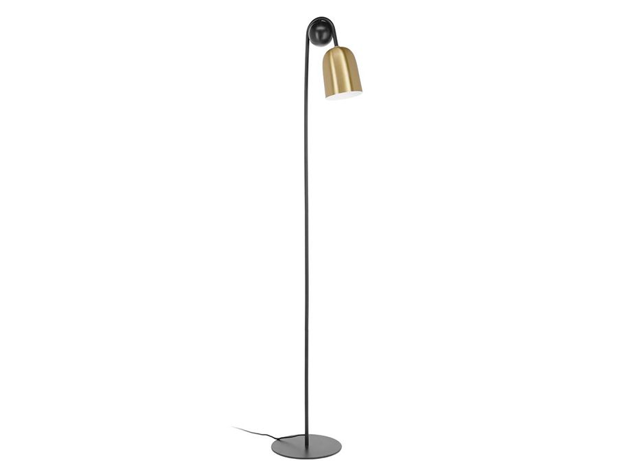 Zlatá kovová stojací lampa Kave Home Natsumi 180 cm - Designovynabytek.cz
