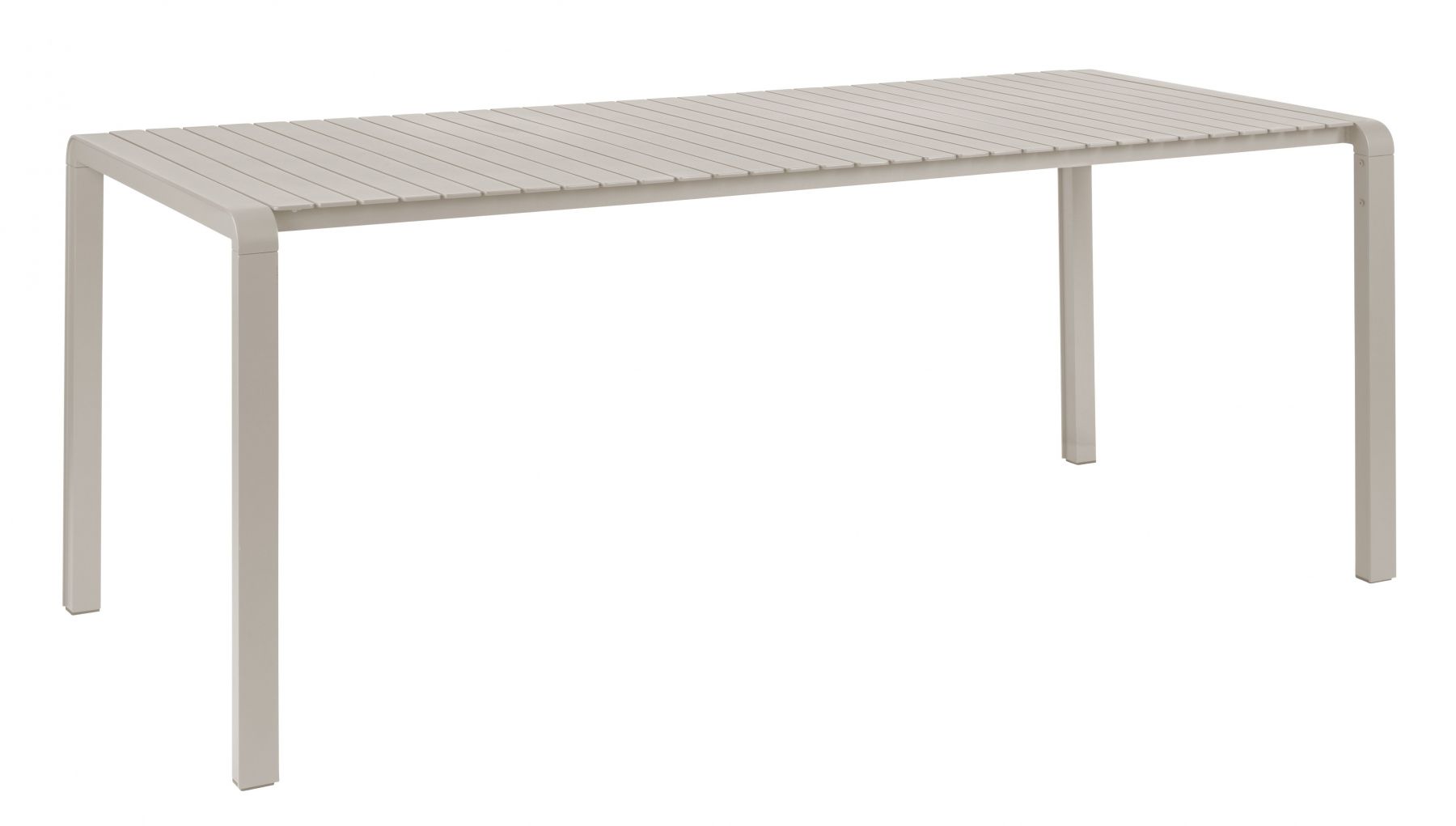 Bílý kovový zahradní jídelní stůl ZUIVER VONDEL 214 X 97 cm - Designovynabytek.cz
