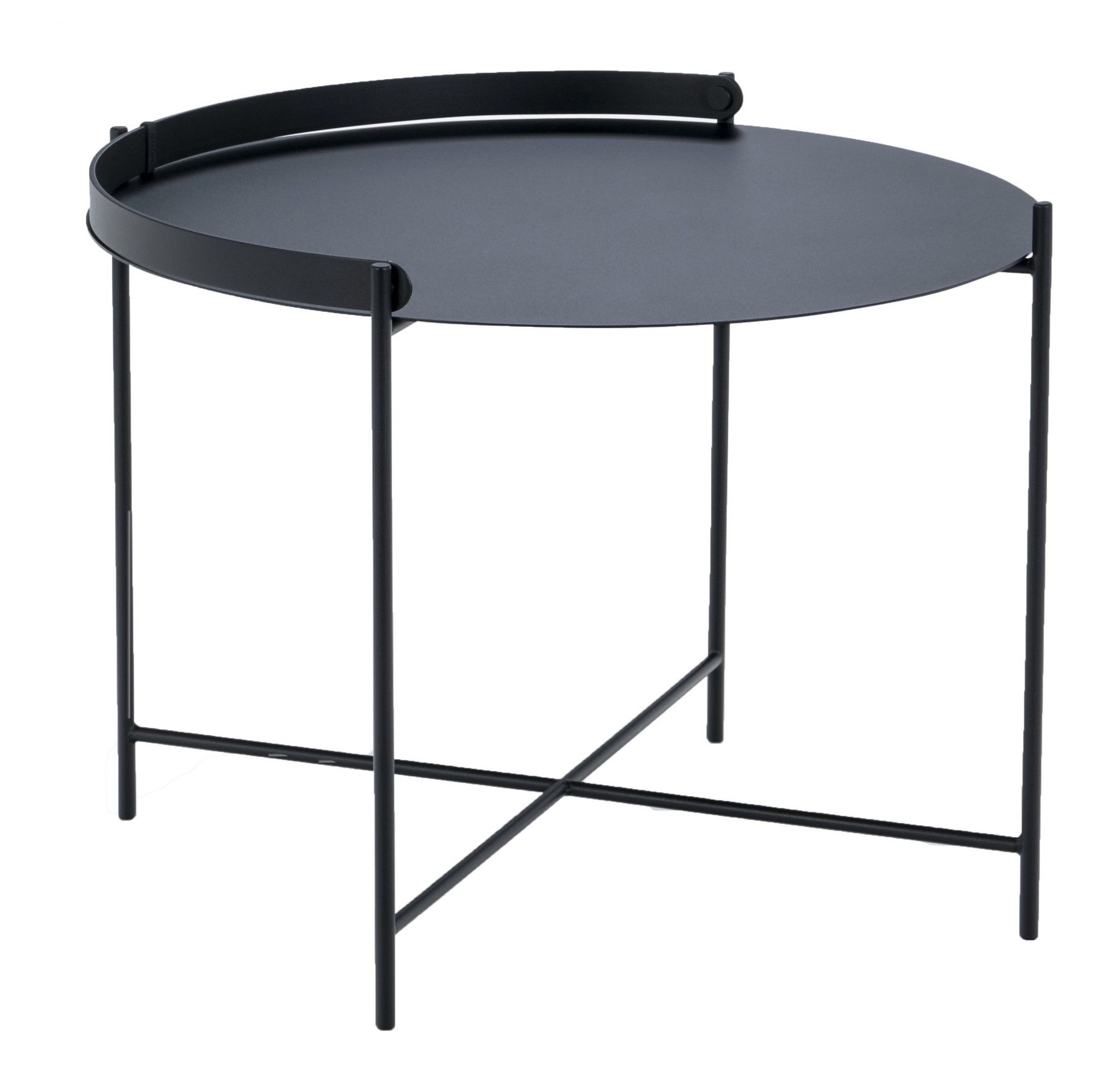 Černý kovový konferenční stolek HOUE Edge 62 cm - Designovynabytek.cz