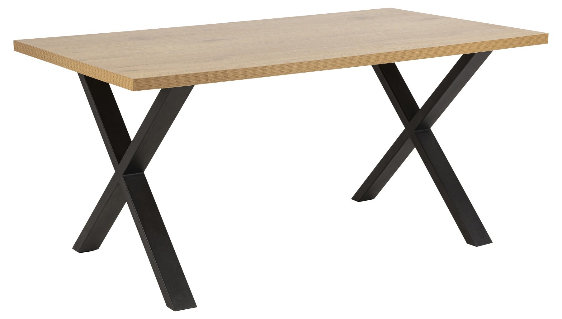 Scandi Dubový jídelní stůl Gamble 160x90 cm s podnoží do \"X\" - Designovynabytek.cz
