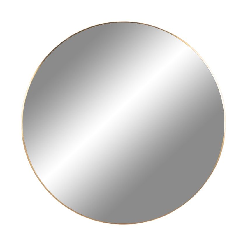 Nástěnné zrcadlo s rámem ve zlaté barvě House Nordic Jersey, ø 40 cm - MUJ HOUSE.cz