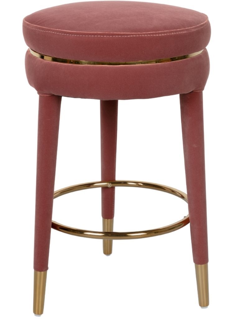 Růžová barová židle 67 cm Bold Monkey I Am Not A Macaron - Designovynabytek.cz
