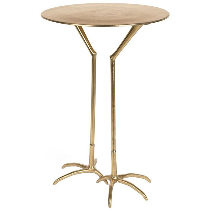 Kovový odkládací stolek Bold Monkey The Golden Heron 45 cm - Designovynabytek.cz