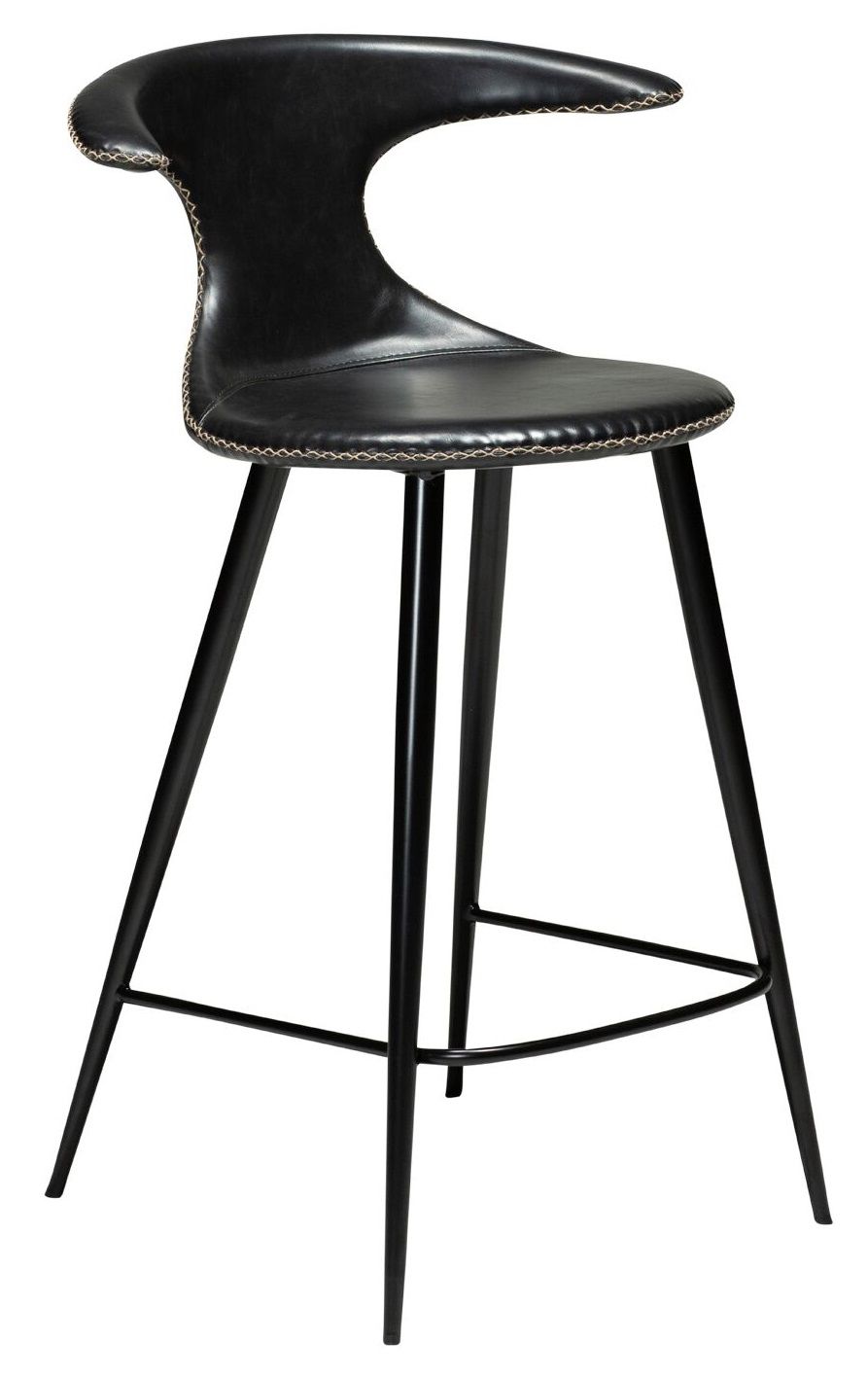 ​​​​​Dan-Form Vintage černá barová židle DAN-FORM Flair 65 cm - Designovynabytek.cz