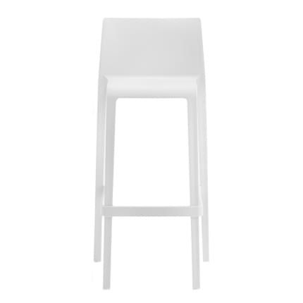 Pedrali Bílá plastová barová židle Volt 678 76,5 cm - Designovynabytek.cz