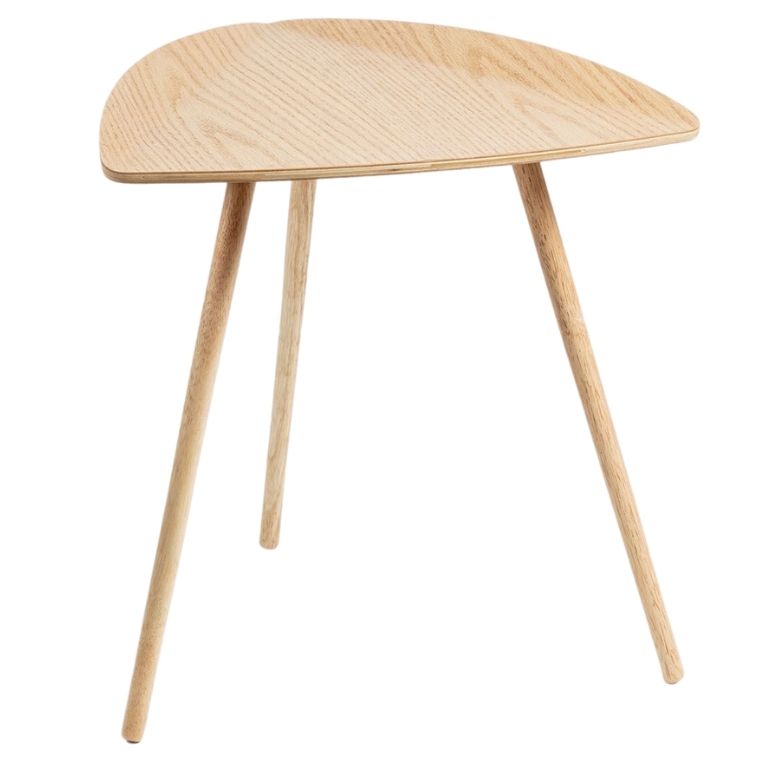 Světlý dřevěný odkládací stolek LaForma Damaris 45 cm - Designovynabytek.cz