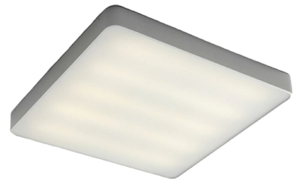 Nordic Design Bílé kovové nástěnné světlo Paxon 60x60 cm - Designovynabytek.cz