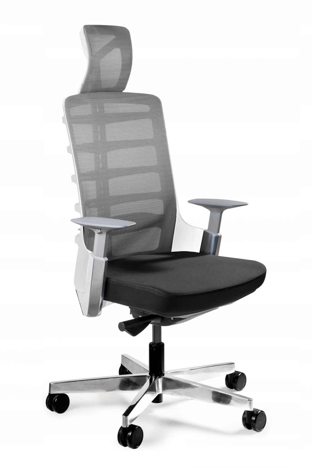 Office 360 Bílá látková kancelářská židle Spin - Designovynabytek.cz