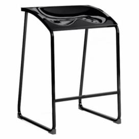 Pedrali Černá plastová barová židle Arod 510 76 cm