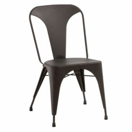 Černá kovová jídelní židle Kave Home Malira