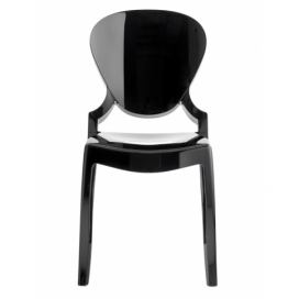 Pedrali Černá plastová židle Queen 650