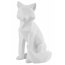 Time for home Bílá dekorativní soška Origami Fox L