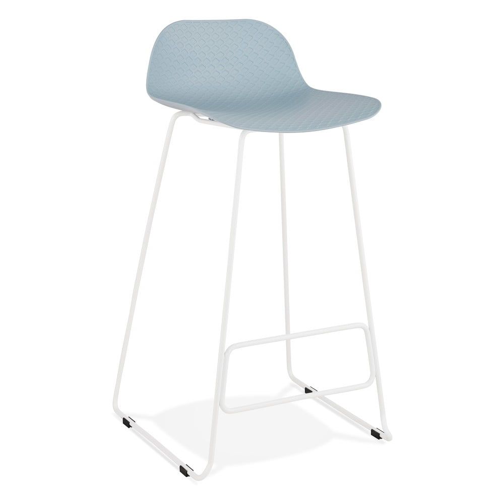 Světle modrá barová židle Kokoon Slade, výška sedu 76 cm - Bonami.cz