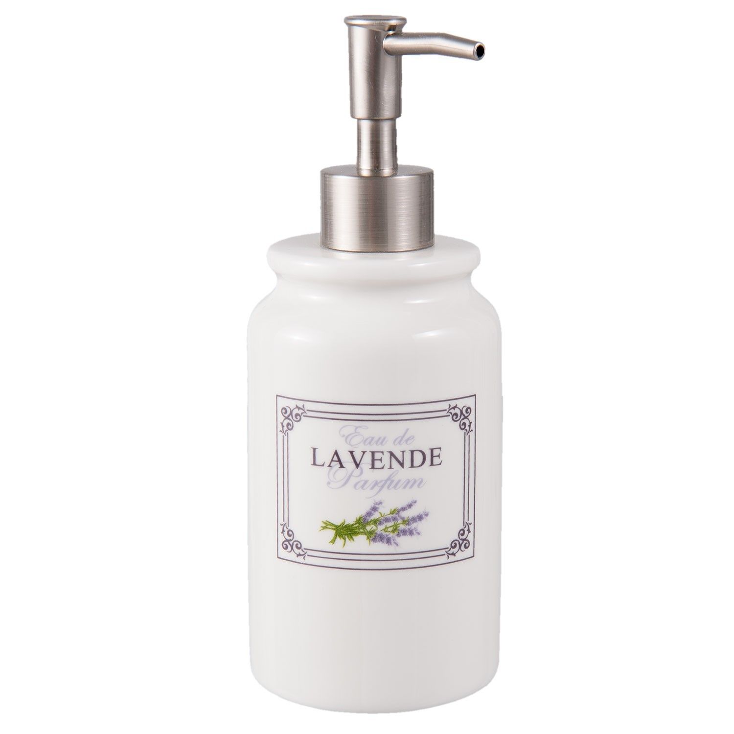 Dávkovač mýdla Lavende - Ø 8*20 cm Clayre & Eef - LaHome - vintage dekorace