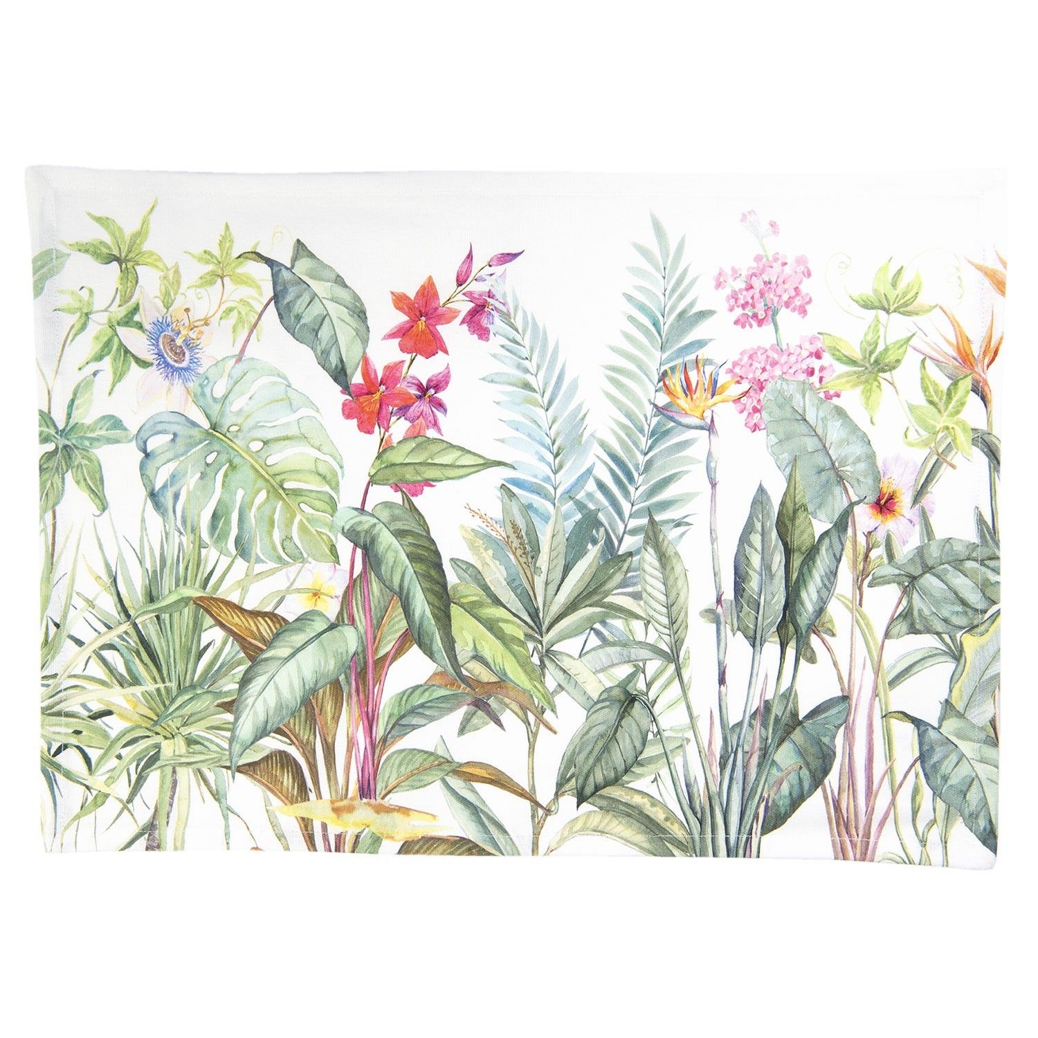 Prostírání 6ks Jungle Botanics - 48*33 cm Clayre & Eef - LaHome - vintage dekorace
