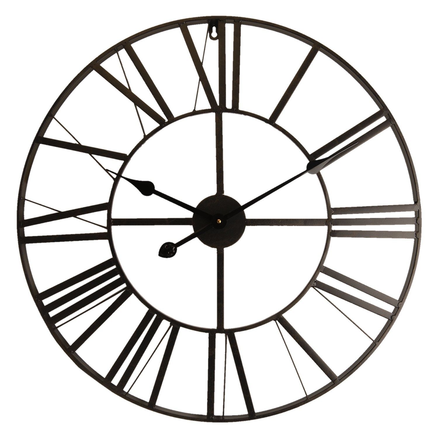 Kovové hodiny s římskými číslicemi - Ø 60*4 cm Clayre & Eef - LaHome - vintage dekorace