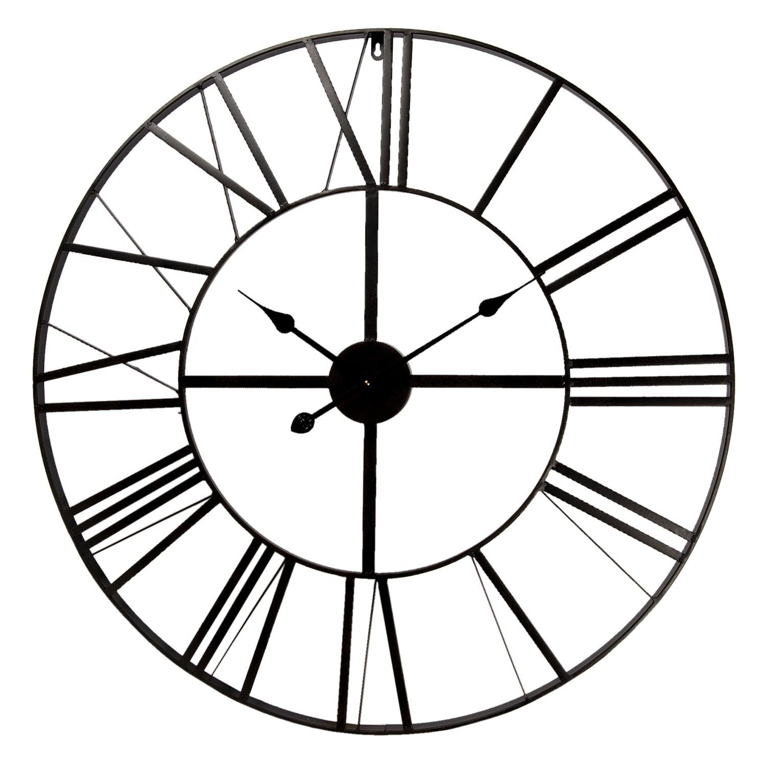 Kovové hodiny s římskými číslicemi - Ø 80*4 cm Clayre & Eef - LaHome - vintage dekorace