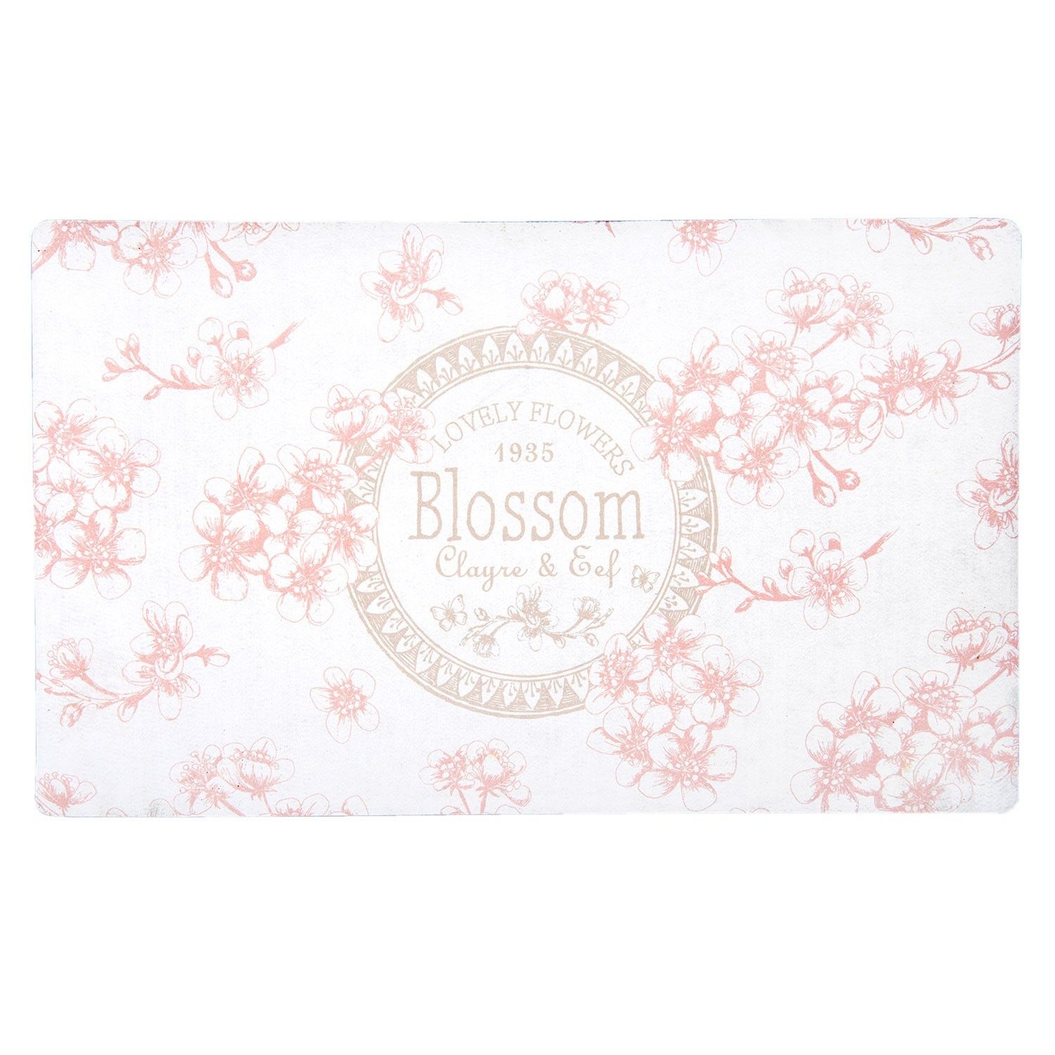Rohožka Lovely Blossom Flowers - 74*44 cm Clayre & Eef - LaHome - vintage dekorace