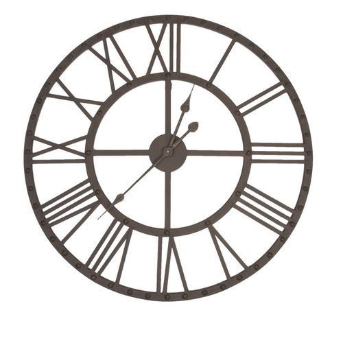 Kovové hodiny - Ø 70*5 cm Clayre & Eef - LaHome - vintage dekorace